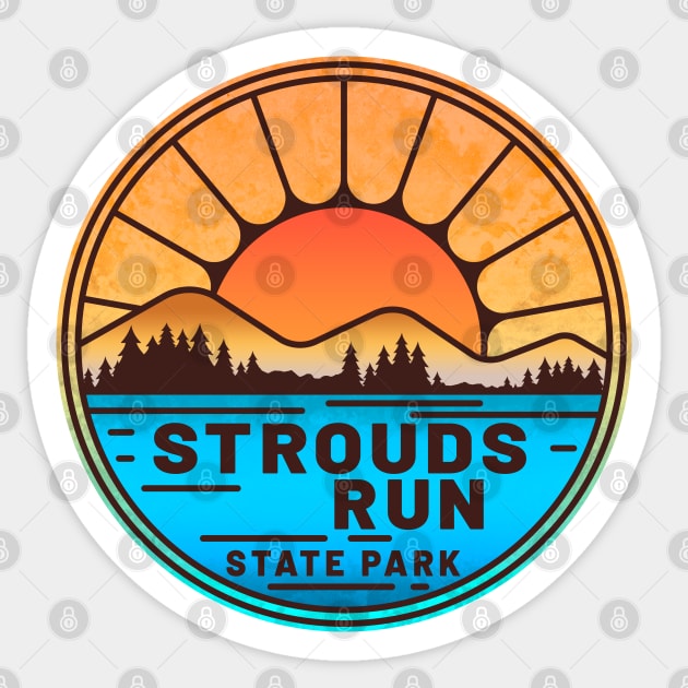 Strouds Run State Park Ohio OH Sticker by TravelTime